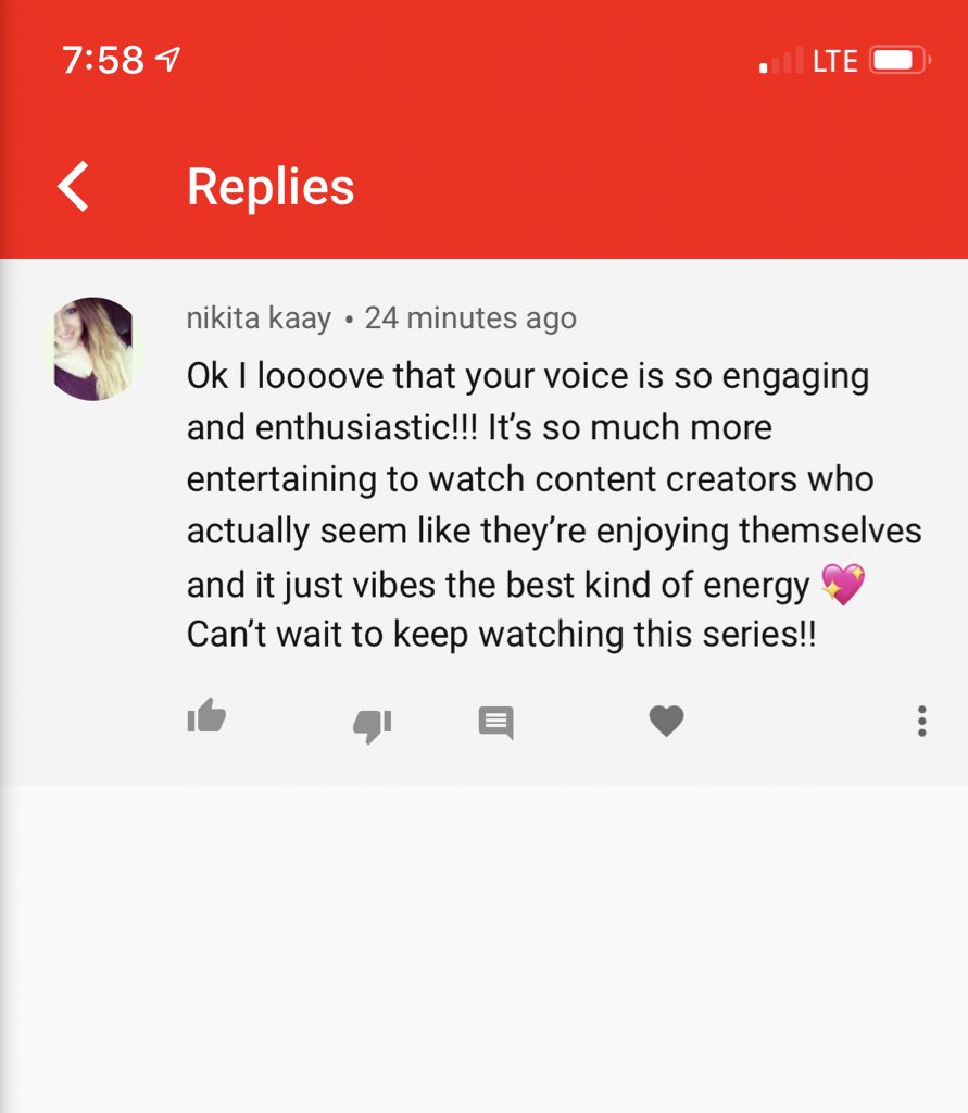 QtSimmer's tweet photo. This is the sweetest comment ever, thank you so much oh my gosh this makes me the happiest person ever, I’m so glad you’re enjoying my videos!! 😩💗💗✨ https://t.co/HubgfL8CLg