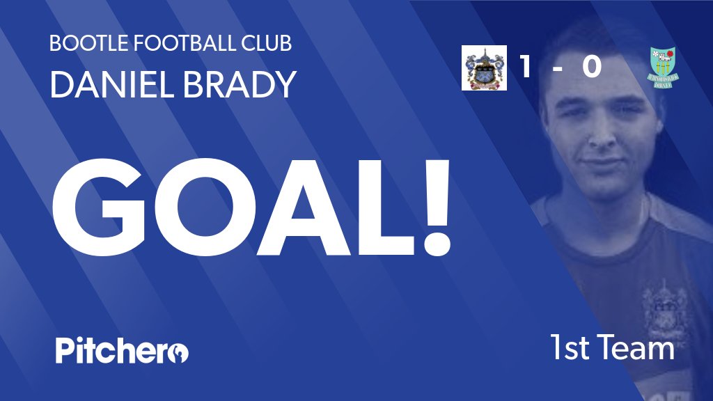 Bootle_FC's tweet photo. 32': Daniel Brady scores for Bootle 🙌
#BOOBAR #Pitchero
https://t.co/bbwEPIURdo https://t.co/1sI8bLUwLq