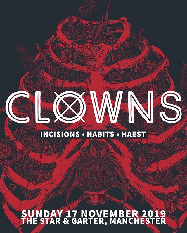 MANCHESTER, we’re back next month in support of the infallible @clownsband at the @starandgarter 
Don’t miss it!

HABITS 
#HABITSisaband ift.tt/35FCE9R