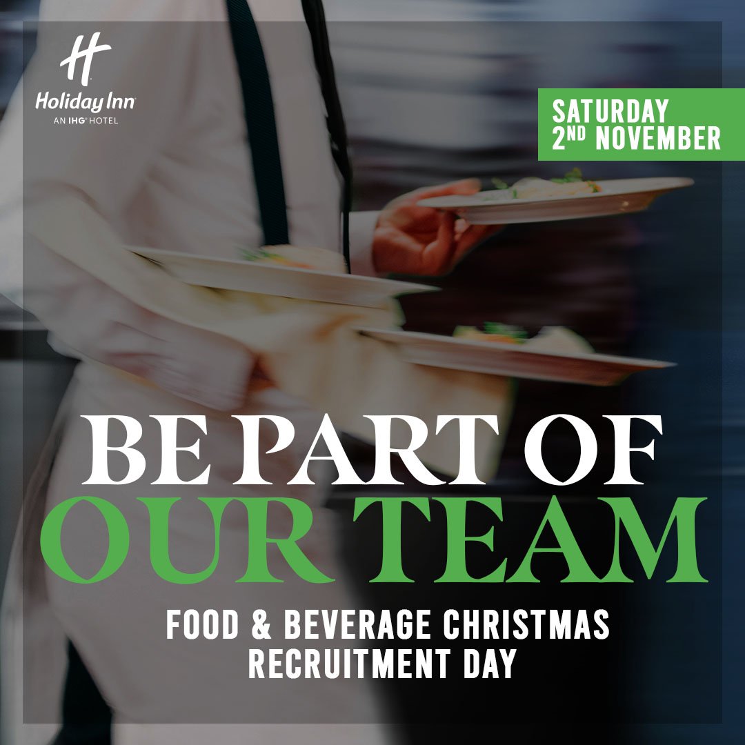 HICambridge's tweet image. 🌟 CHRISTMAS RECRUITMENT DAY 🌟

Fancy being a part of a fun, dynamic and bubbly team? 🙋‍♀️ We're recruiting for candidates looking to join our team this Christmas!

Drop in Saturday 2nd November between 10AM-2PM to find out about available career opportunities!