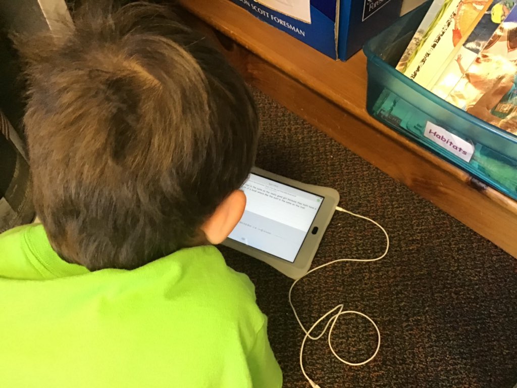 Tried out voice to text to w/ response to lit today...learning experience 4 all! Imagining payoffs for Ss who have comp skills but get stuck in the mud when required to put pencil to paper. #transforminglearning #giveallstudentsavoice @OPLCLearns @OctoraraLearns @OctoraraSuper