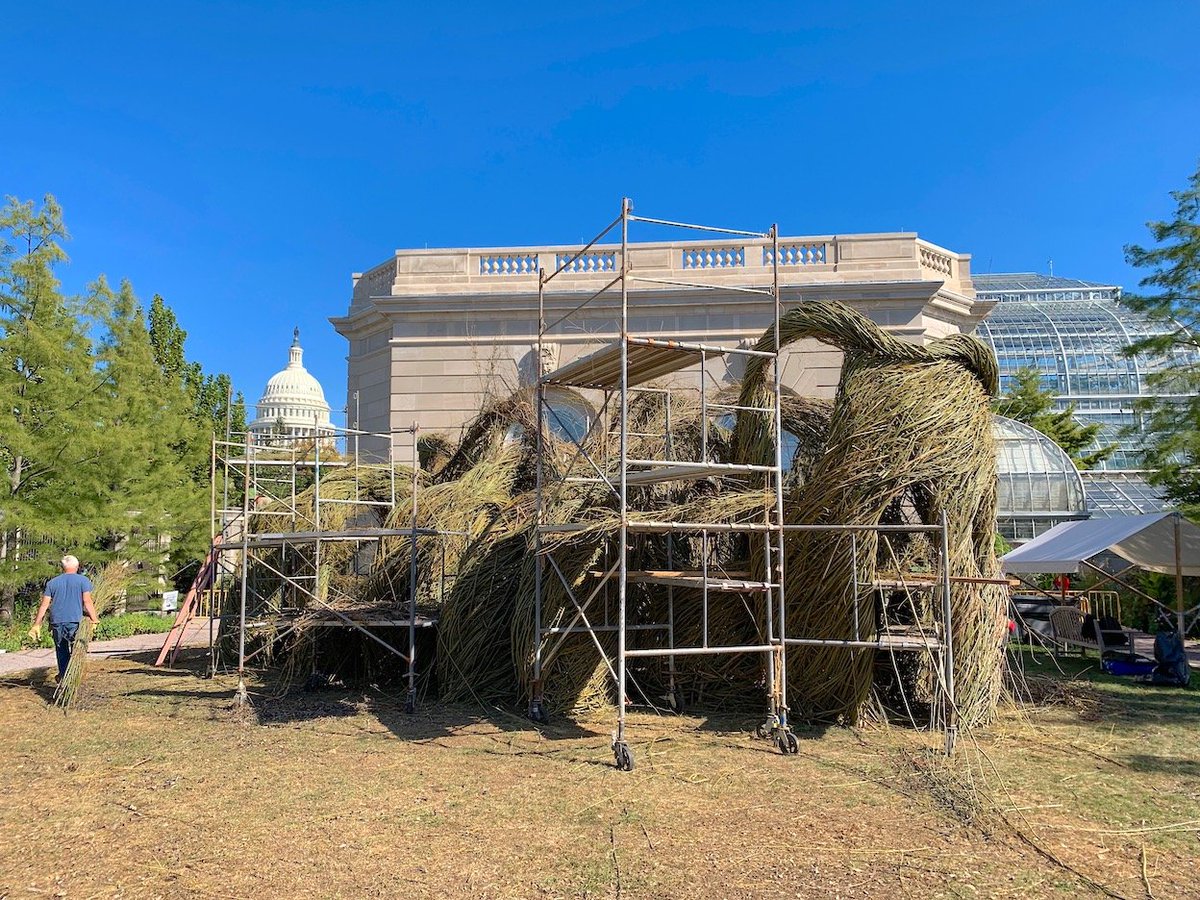 We are excited to work with artist Patrick Dougherty to create a custom stickwork sculpture to celebrate our 200th anniversary in 2020! usbg.gov/bicentennial-k…