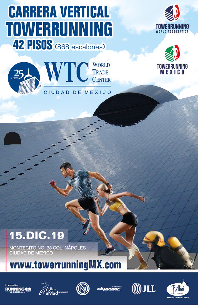TowerrunningMx (@towerrunningmx) on Twitter photo El último reto del año: 15 de diciembre #CarreraTowerrunning <a href="/WTC_Mexico/">WTC México</a>. Inscripciones abiertas ow.ly/4AL950wM1XC El último reto del año: 15 de diciembre #CarreraTowerrunning <a href="/WTC_Mexico/">WTC México</a>. Inscripciones abiertas ow.ly/4AL950wM1XC