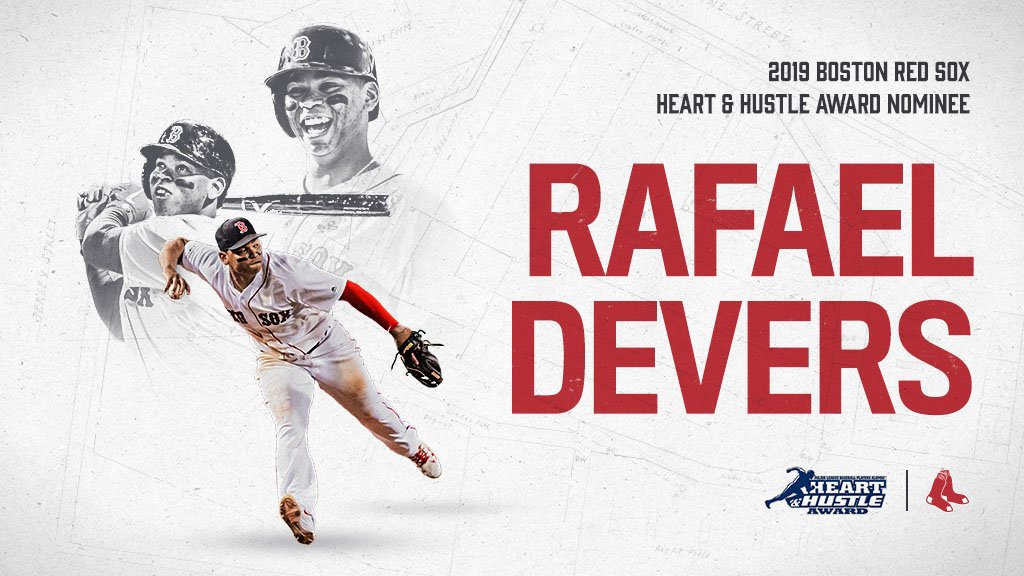 RedSox's tweet photo. Heart and Hustle? Sounds a lot like @Rafael_Devers.

Vote Raffy for the @MLBPAA #HeartandHustle Award: https://t.co/YG9udBjzV4 https://t.co/1y5EABcPyP