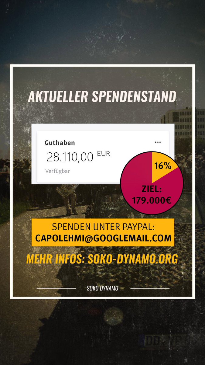 kulatykulka's tweet photo. Die #solidarität und der #zusammenhalt ist ungebrochen. Es geht um die #existenz der #58betroffenen #sgd1953 #fans #gemeintsindalle #dynamo
#Spenden via https://t.co/OAvOtY9rWj
#follow ➡️ @SoKo_Dynamo https://t.co/GxBZwyXNon