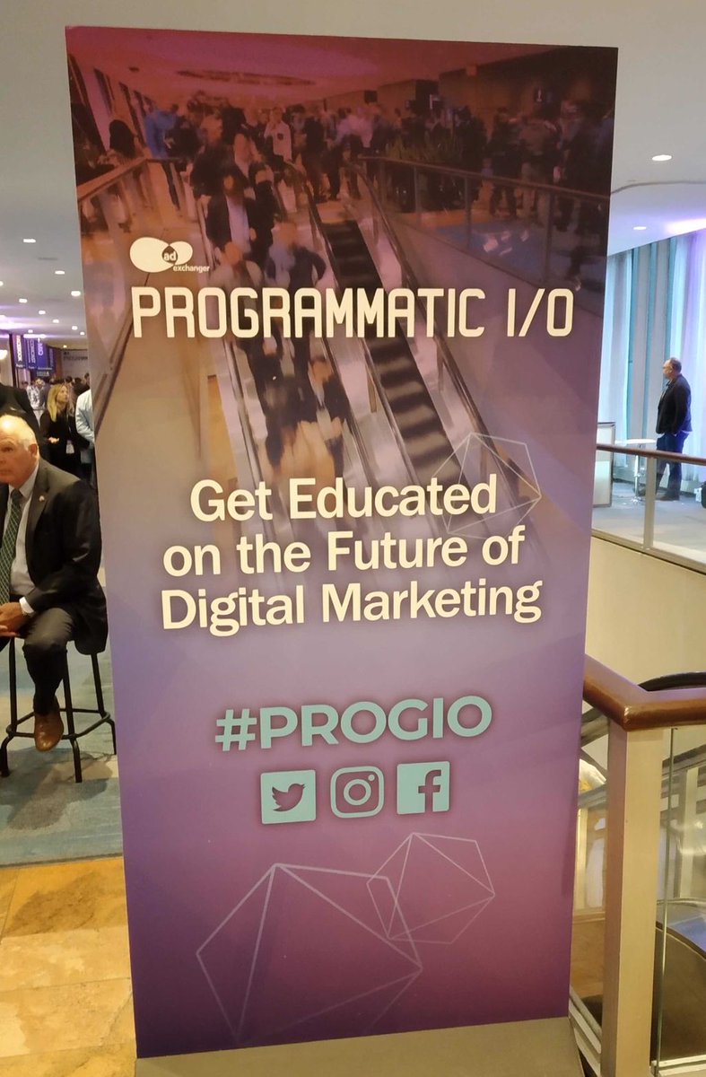 Programmatic I/O New York 2019 has started! 
<a href="/konradkaplita/">Konrad Kaplita</a>  and <a href="/Eain/">Eain Jones</a> are there to follow the latest trends and chat about game-changing adtech products.
You can still book a meeting with them via Appliscale website: buff.ly/30W9DDk

#progio #adtech #DigitalMarketing