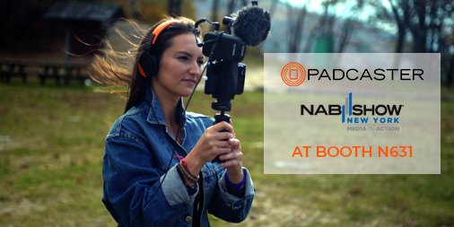 It’s almost time for <a href="/NABShow/">NAB Show</a>! Don’t forget to stop by #Padcaster booth N631 to learn all about the #PadcasterStudio and how it can transform your iPad into a mobile production studio. #NABShow #NABShowNY