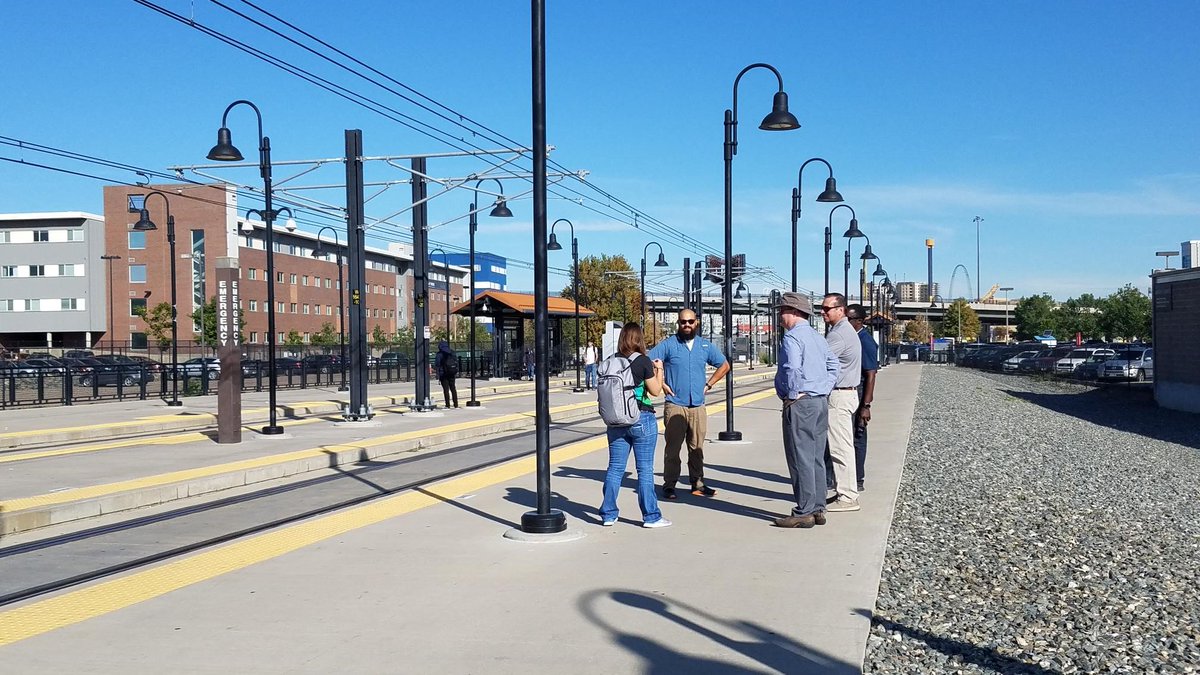 DRCOGorg's tweet photo. @DenverWater employees joined Way to Go on a ride-along to learn how easy it is to use public transit as part of the #WaytoGoTober challenge. 

If you're participating in Go-Tober, make sure you're tracking your trips on transit! https://t.co/Jv3Wk9MDTL