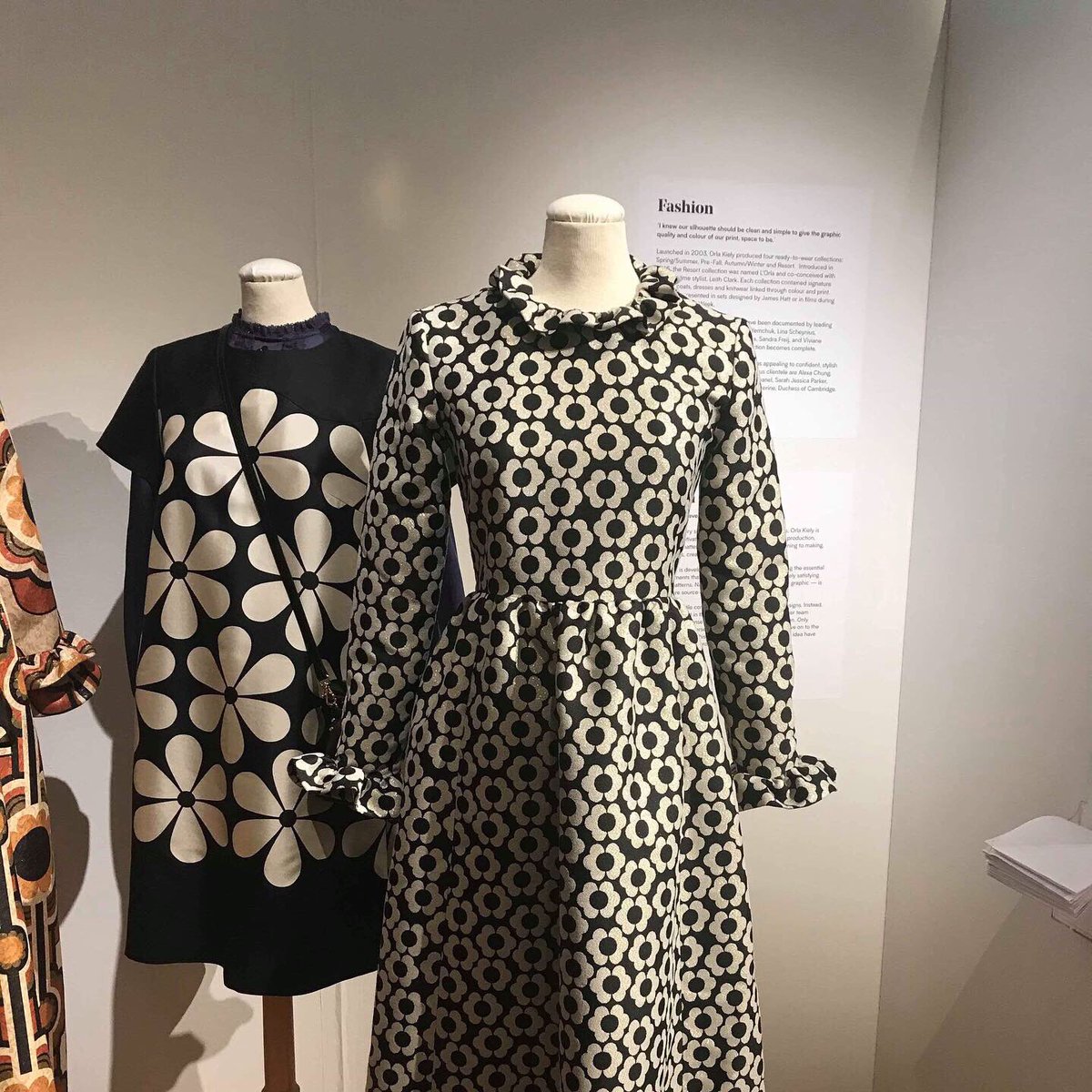 The joy of going on a training course and finding an #OrlaKiely exhibition upstairs @WinchesterDC @FashionTextile #librarylife #notjustbooks #patternlibrary #alifeinpattern