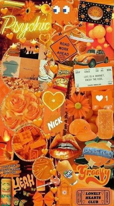 aesthetic wallpapers on Twitter Orange collage orange wallpaper  aesthetic aesthetics collage httpstcoBmbkl8DtJ0  X