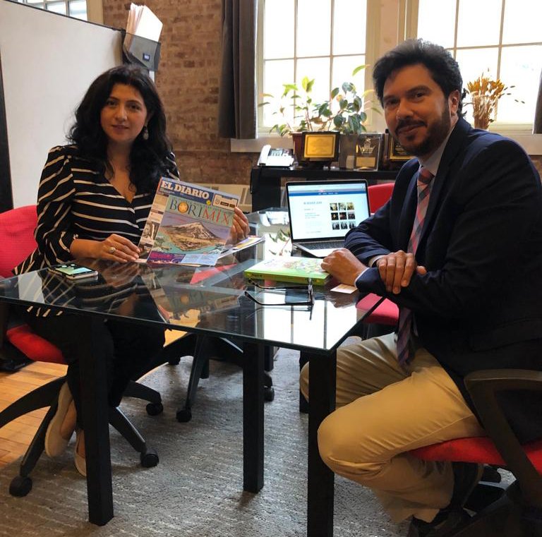 TeatroSEA's tweet photo. We are grateful to have had the visit of Council General of Ecuador in New York,@lindamachuca. We had the honor to discuss future projects including our upcoming BORIMIX: Puerto Rico Fest 2019 where we will celebrate Ecuador as a guest country.

#BORIMIX #TeatroSEA https://t.co/455Fl7LLCb