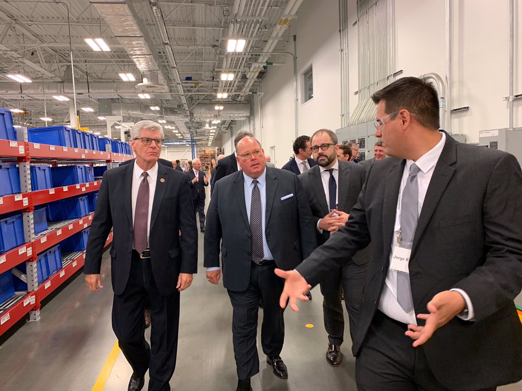 It was great to tour the <a href="/ABBNorthAmerica/">ABB North America</a> facility today in Senatobia, MS with Ambassador Ed McMullen, the US Ambassador to Switzerland and Liechtenstein. #MSWorks <a href="/USEmbassyBern/">U.S. Embassy Bern</a>