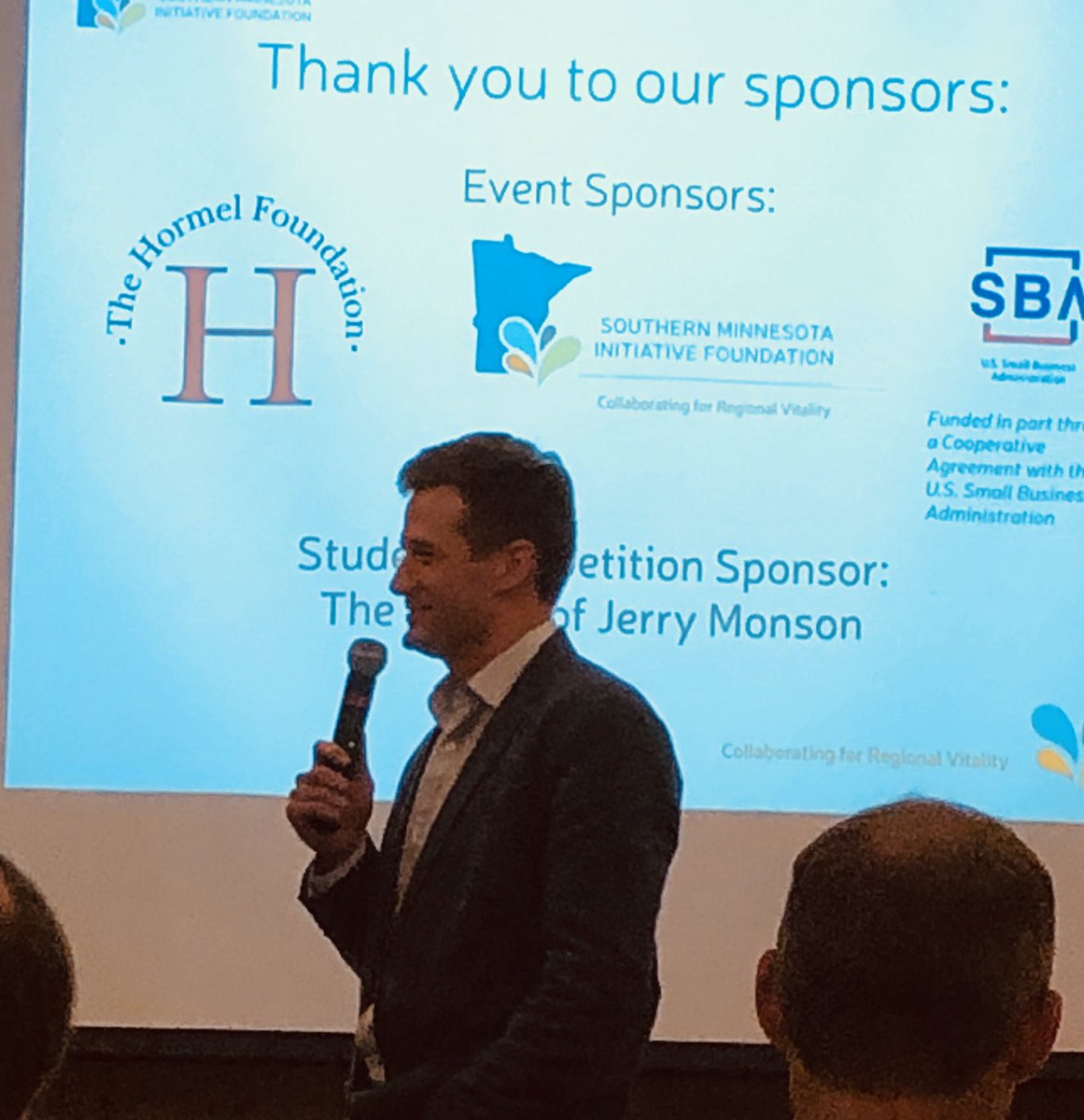 Beech_inc's tweet photo. Thanks to @grove for coming to the #bridge19 @smifound to speak on @LaunchMinnesota and @mndeed today! https://t.co/txT9I8aq2Q