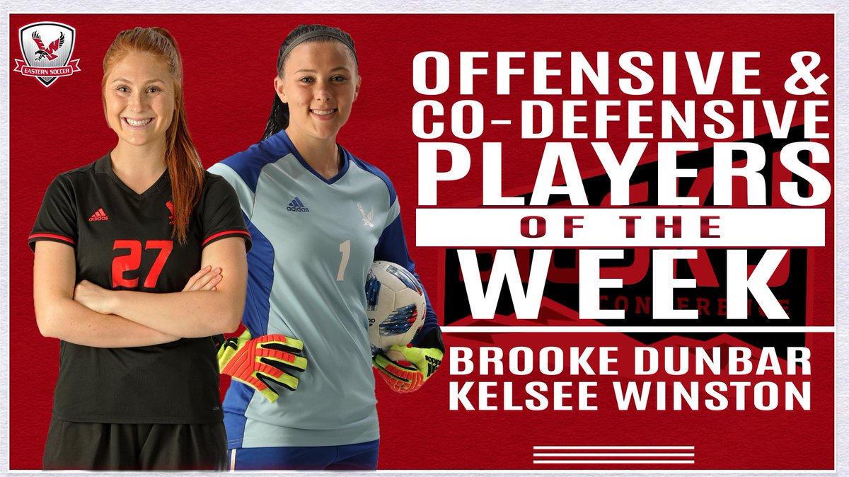 EWUSoccer's tweet image. That's right, it's a 🧹!

Congrats to @Kelsee_Winston and @BrookeGing for bringing home this week's Big Sky Player of the Week awards!

📰 --&amp;gt; goeags.com/news/2019/10/1…