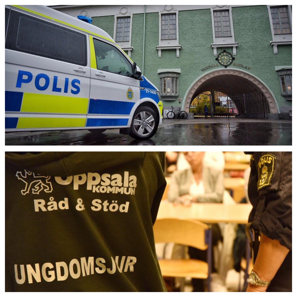 Teamwork ➡️ vi möter vårdnadshavare till elever i åk 6-9 ihop. Vi pratar risk- &amp; skyddsfaktorer och vi lyfter vikten av bra samarbete mellan alla oss vuxna som finns runt våra barn. @uppsala_ungdomsjour @polisen_uppsala <a href="/Uppsalakommun/">Uppsala kommun</a>