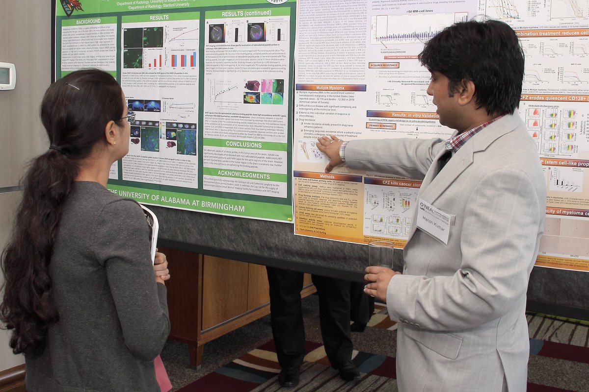 ONealCancerUAB's tweet image. The O'Neal Cancer Center hosted its 21st annual Research Retreat on Friday, Oct. 11. More than 500 UAB faculty members, trainees and students attended the event where they showcased their cancer-related research and participated in a poster competition. 

#CancerResearch #UAB