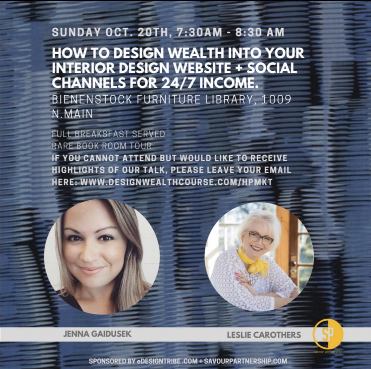 tkpleslie's tweet image. We know it’s early (7:30 am !
) but we promise the full, healthy breakfast, the gardens, the rare book room &amp;amp; our content will be so worth it, #HPMKT friends! We hope to see you at the @FurnLibrary next Sunday/10.20! #designwealth