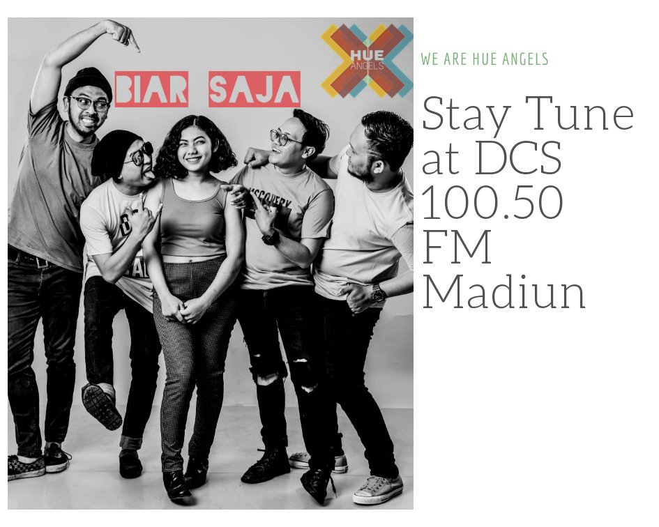 dennis_bagus's tweet photo. Hallo Madiun ..
@radiodcs 
Stay tune and request hitz single HUE Angles - Biar Saja
@HueAngels #biarsaja https://t.co/zS9aUCNR8L