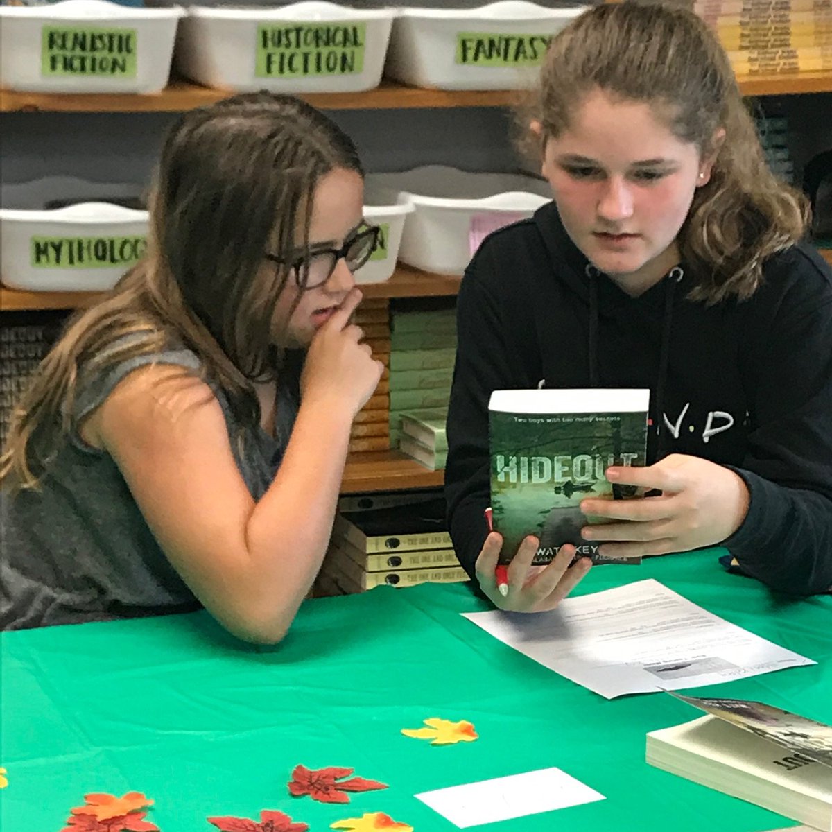 We had a great day "Book Tasting" in Mrs. Draper's classes! #TheBrentwoodWay  #BrentwoodReads #WhatWeDo