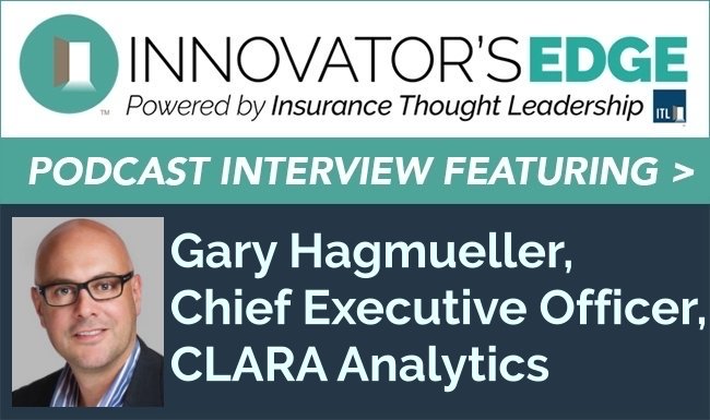 ITLupdates's tweet photo. PODCAST: ITL speaks with Gary Hagmueller, CEO of CLARA Analytics, about the potential for A.I. applications in insurance, common misconceptions about what A.I. can do, as well as a preview of how CLARA Analytics hopes to expand. https://t.co/pV9g4yH0Tu @claraanalytics https://t.co/334lsPhlwP
