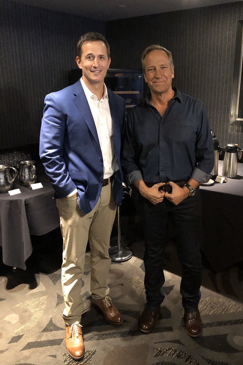 Excited to be working with <a href="/mikeroweworks/">The Real Mike Rowe</a> at <a href="/HomeServeUSA/">HomeServe USA</a>. Mike - if you’re looking for a sidekick I think “Rowe &amp; Paradise” has a nice ring to it!