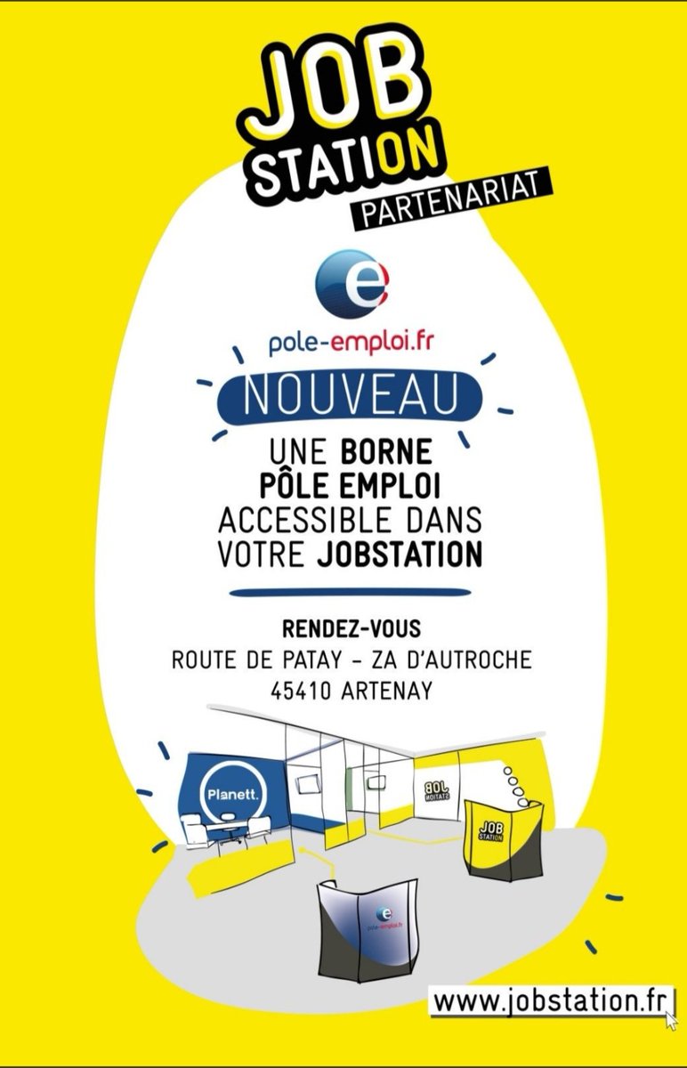LeMaoutMP's tweet photo. 📢 #AvecPoleEmploi: la borne #poleemploi dans votre #jobstation au ♥️ du territoire
▶️ Permettre un accès 🏃 à tous des services 💻 https://t.co/BXHSOktRDI 
🤝 Partenariat @poleemploi_RCVL et @JobstationFR 
@mylene_valle
📌RDV👇 https://t.co/DO6ax9XDIl