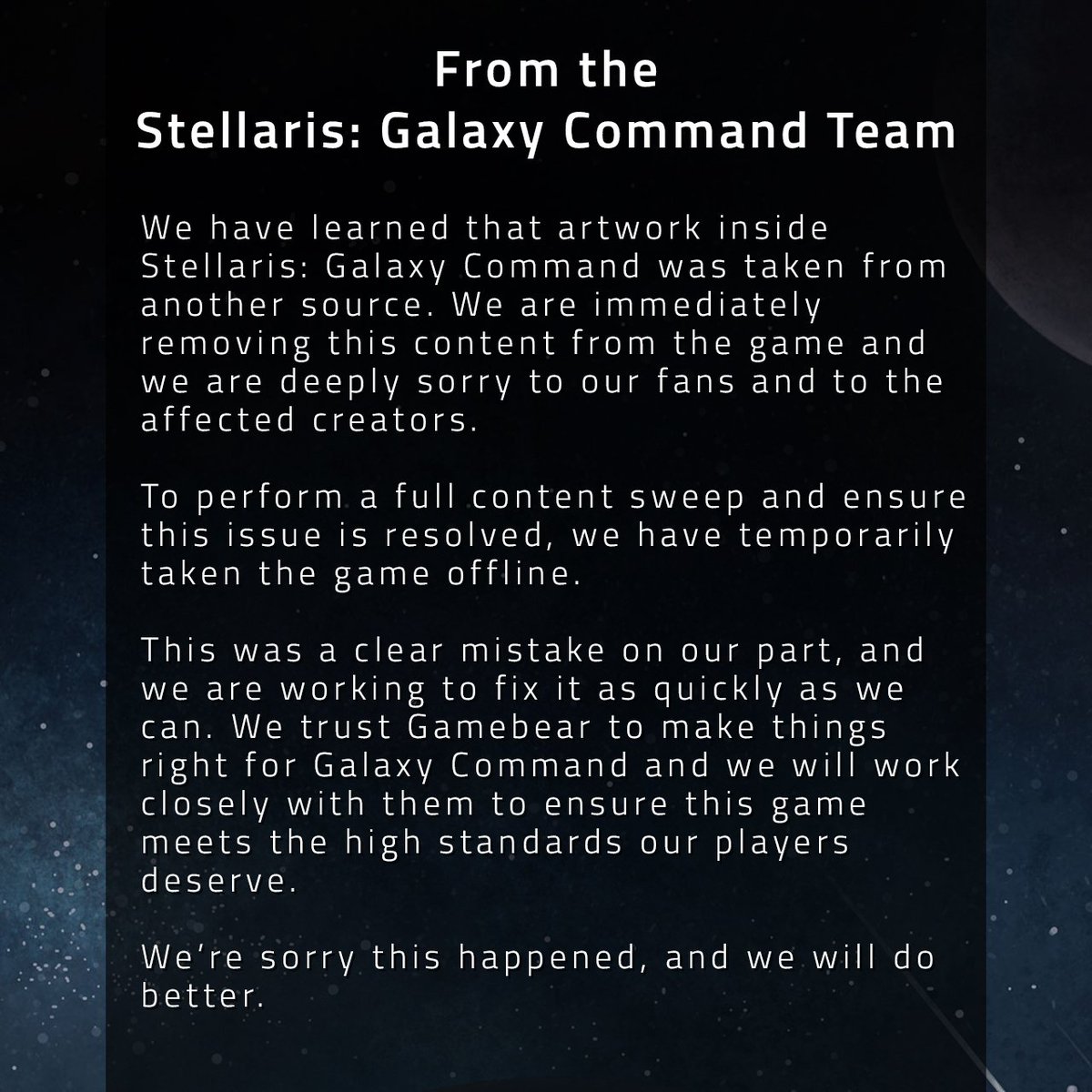 Paradox отключила серверы беты Stellaris: Galaxy Command после того, как в игре нашли концепт-арт к Halo