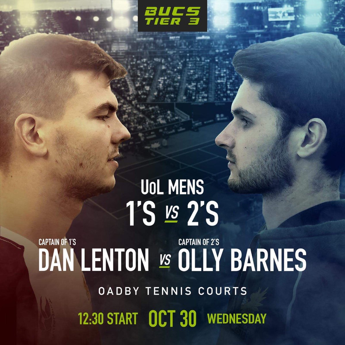 In an incredible turn of events your favourite first and second team are in the same #bucs league this year!
Please come down and support the teams in this gargantuan battle for bragging rights! There may even be a surprise performance from a certain amazing team 👀 c u there