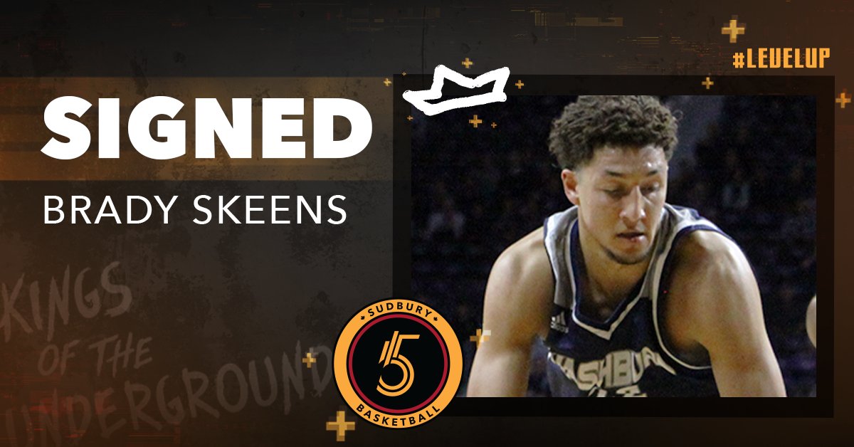 The FIVE are pleased to announce the signing of the 6'7" forward Brady Skeens! 🏀 
#LevelUp #kingsoftheunderground 👑 <a href="/bdaddy30/">Brady Skeens</a> 
For more info visit - thefive.ca