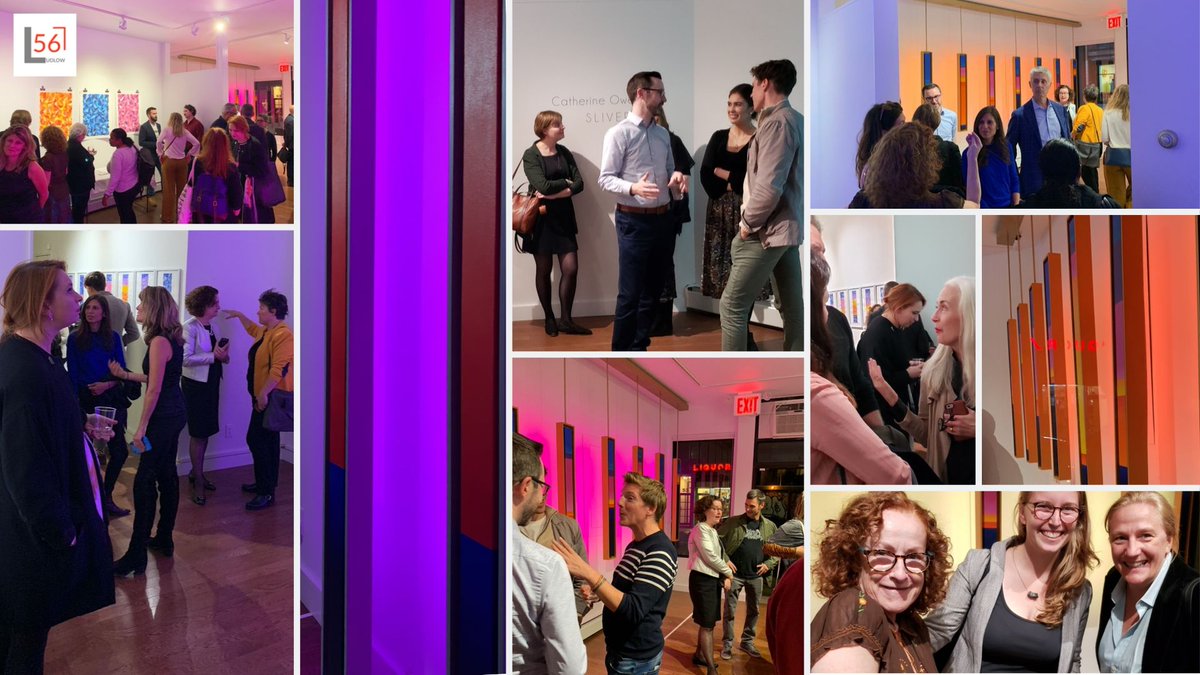 56Ludlow's tweet photo. Thanks to all who came to #56Ludow's opening exhibition: Catherine Owens' #SLIVERII.  For the LES Art Night on Weds., 16-Oct., we will be open until 8:00 PM.  SLIVERII runs until 26-Oct. For an appointment: https://t.co/b3FwQvtwDK https://t.co/IAXmWFMUvF