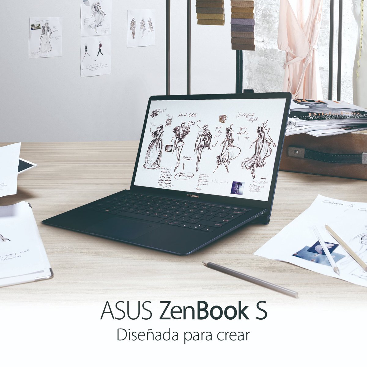 ASUS_Peru's tweet photo. Impactante, delgada y potente, la ZenBook S es la compañera perfecta para liberar tu creatividad y empezar a crear. 
#Asus #AsusLover #ZenbookS #laptop #asusperu #laptopstyle #comodidad #Creative https://t.co/JZRkvvxFqX