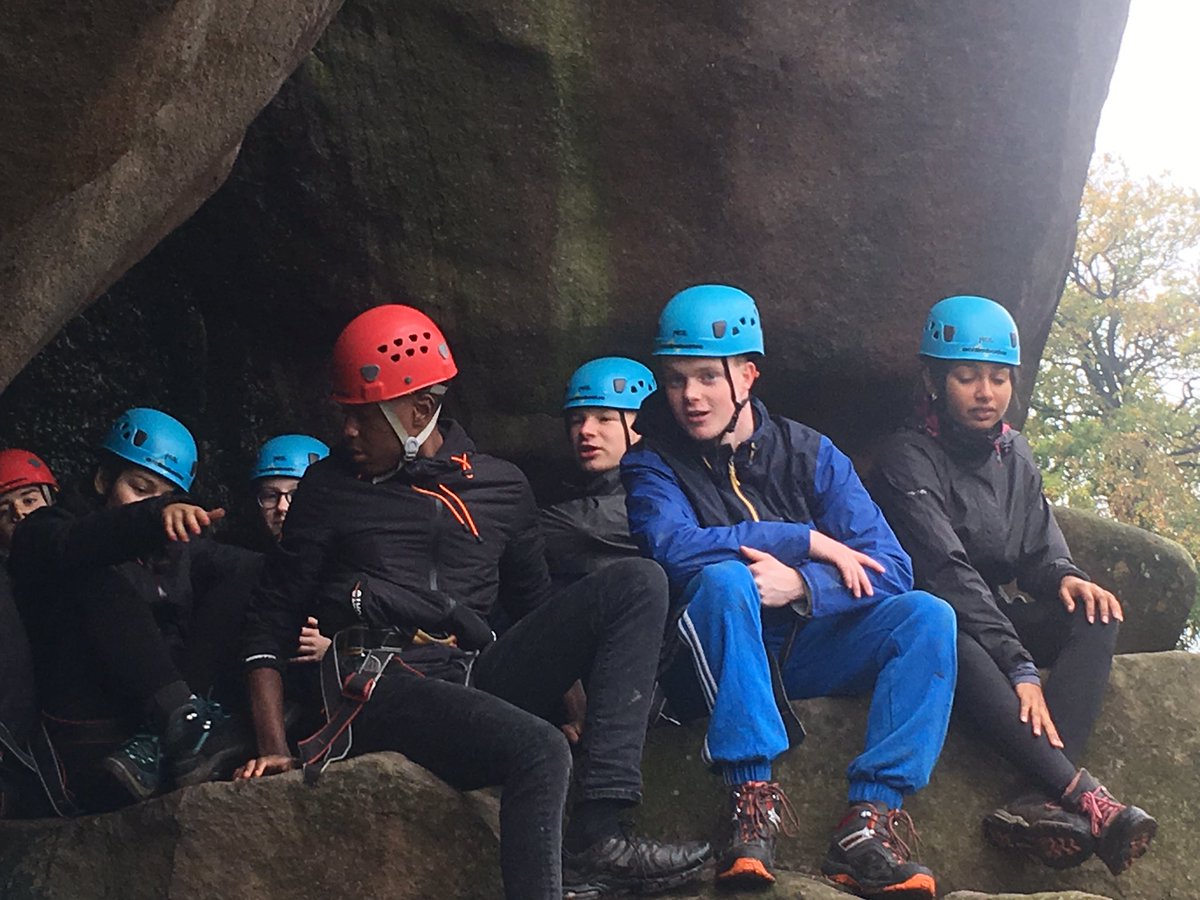 A busy day on the sixth form outward bound