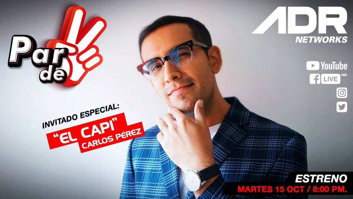 SERGESEPULVEDA's tweet photo. #estrenoparde2 con mi @MAU_MANCERA y yo mero
A las 8 pm por @adrnetworksmx
Gran primer invitado @elcapiperez https://t.co/Tfchl9bjq2