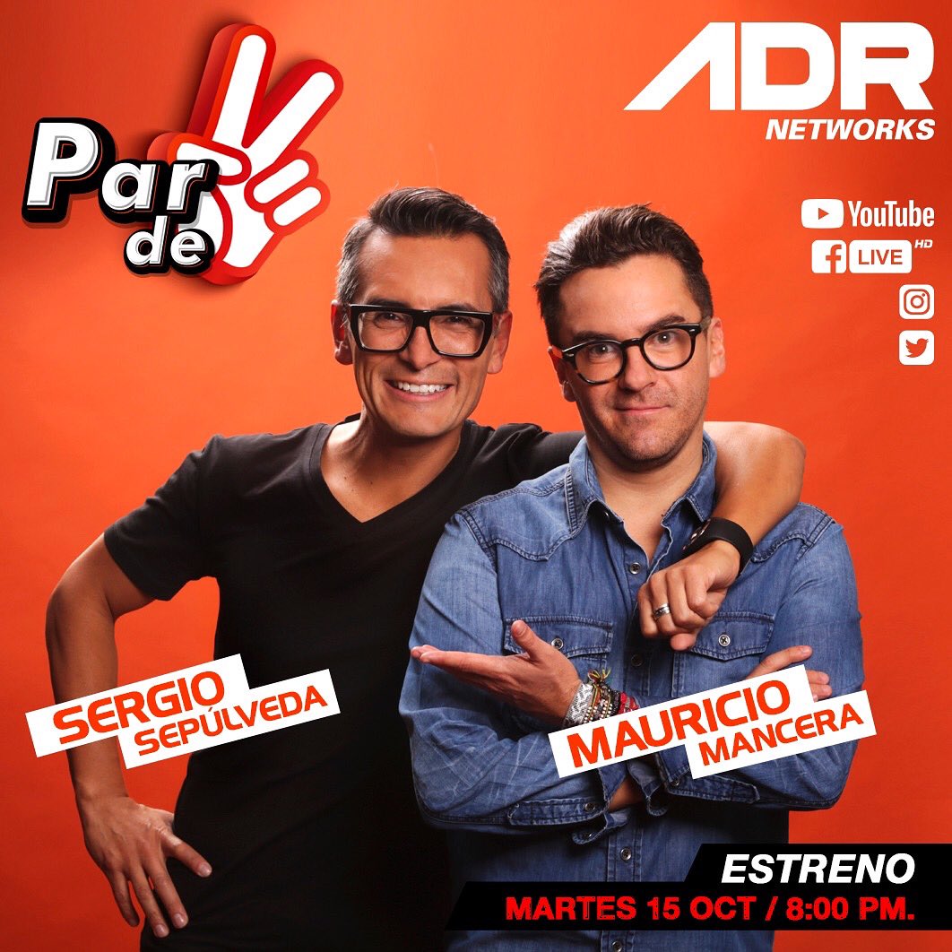 SERGESEPULVEDA's tweet photo. #estrenoparde2 con mi @MAU_MANCERA y yo mero
A las 8 pm por @adrnetworksmx
Gran primer invitado @elcapiperez https://t.co/Tfchl9bjq2