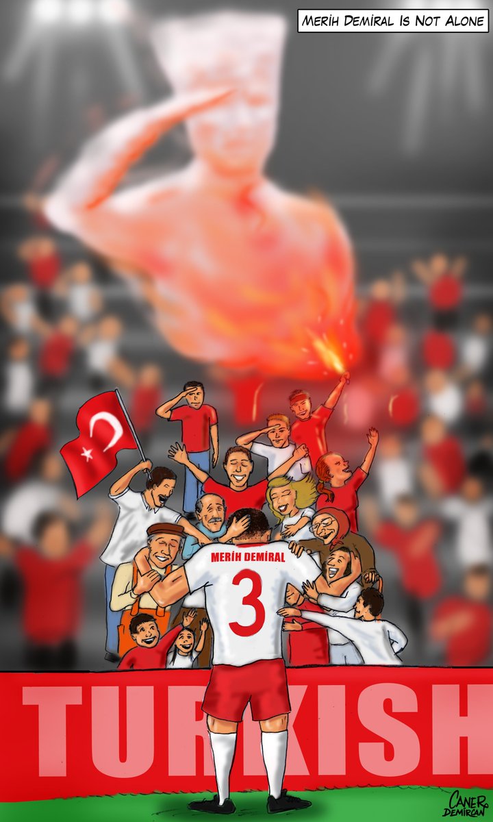 "Biz onbir arkadaşız, lakin arkamızda daha var." Kaptan Kazım
🇹🇷
#MerihDemiralisnotalone