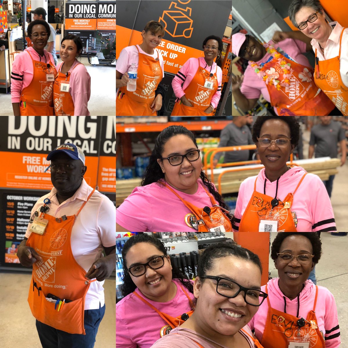 lewim28's tweet photo. #CAM continues at #HD218 with PINK for a cure day! Love my ladies (and gentlemen) on the front end ❤️ @Tameka_Alfred @Paulie_HD @Mbatha_Phindi @kevin_hoban https://t.co/bUaYjFjJff