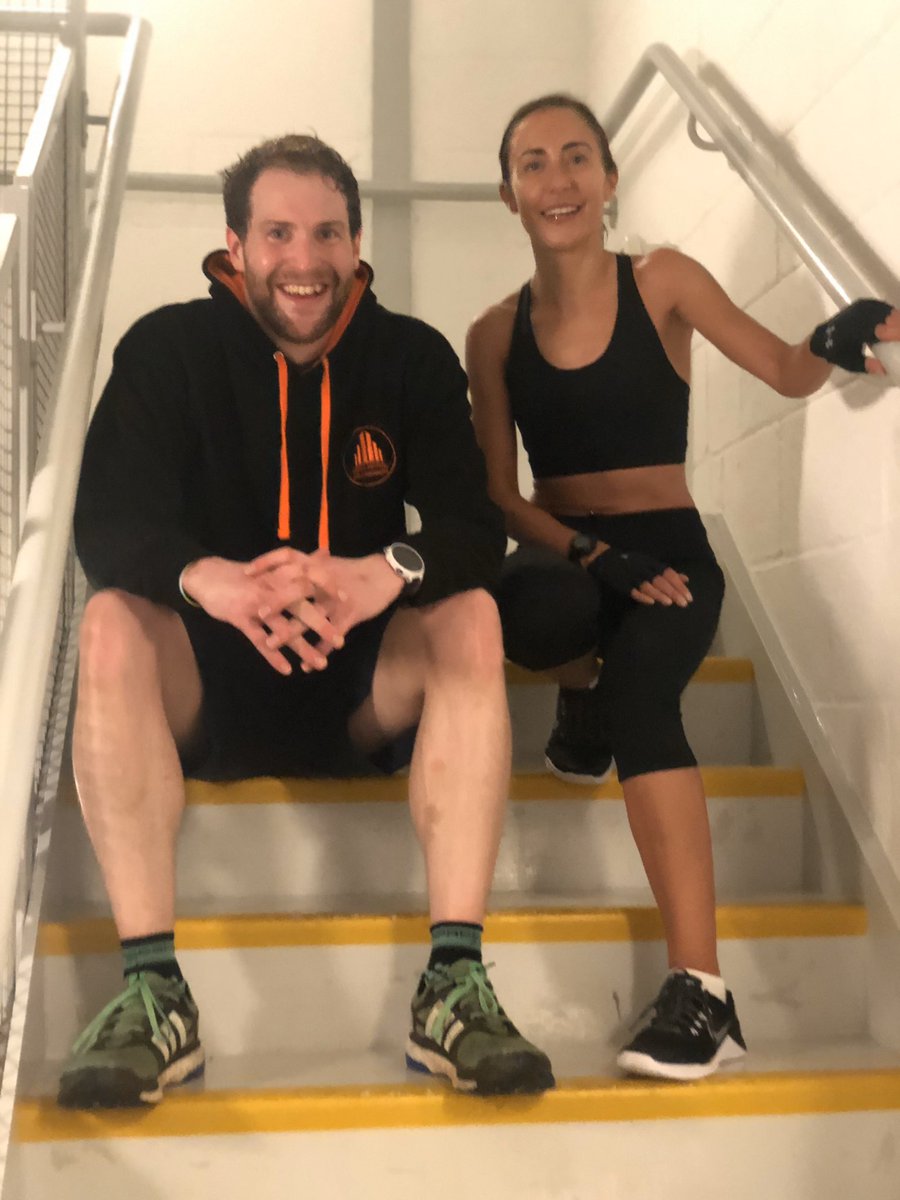 Just a casual vertical mile of stairclimbing tonight for some stair heroes!! #stairclimbing <a href="/howardhike/">The Howard Hike</a> <a href="/TotalMotionEvts/">Total Motion</a>
