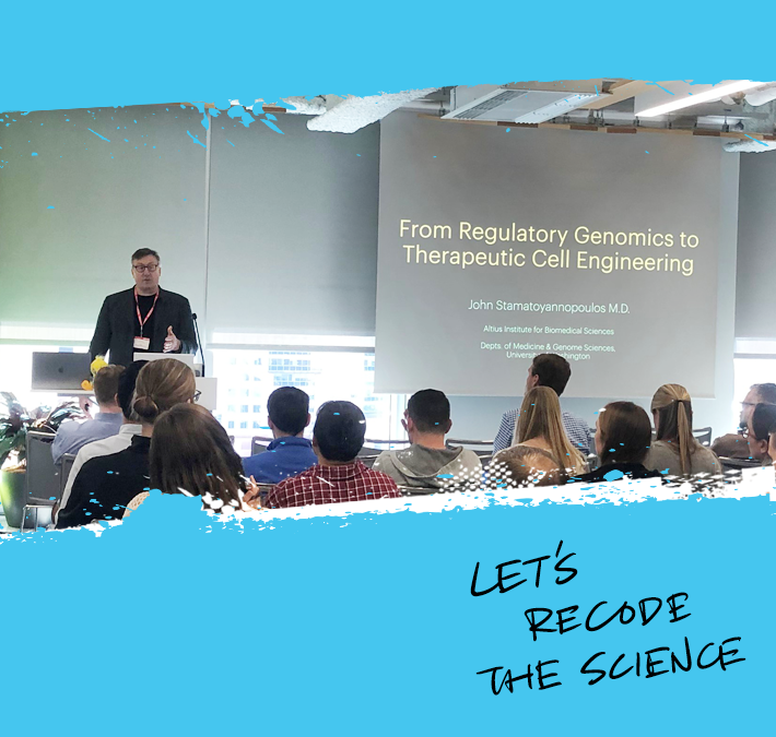 genetix_biotx's tweet photo. A big thanks to John Stam, MD who stopped by the nest today and shared his expertise in human genome regulation and its role in common diseases and traits.
#bluebirddays #recodeforlife #genetherapy #biotech #humangenome #regulation #biomedicalsciences #hiring https://t.co/HH2leYe9d5