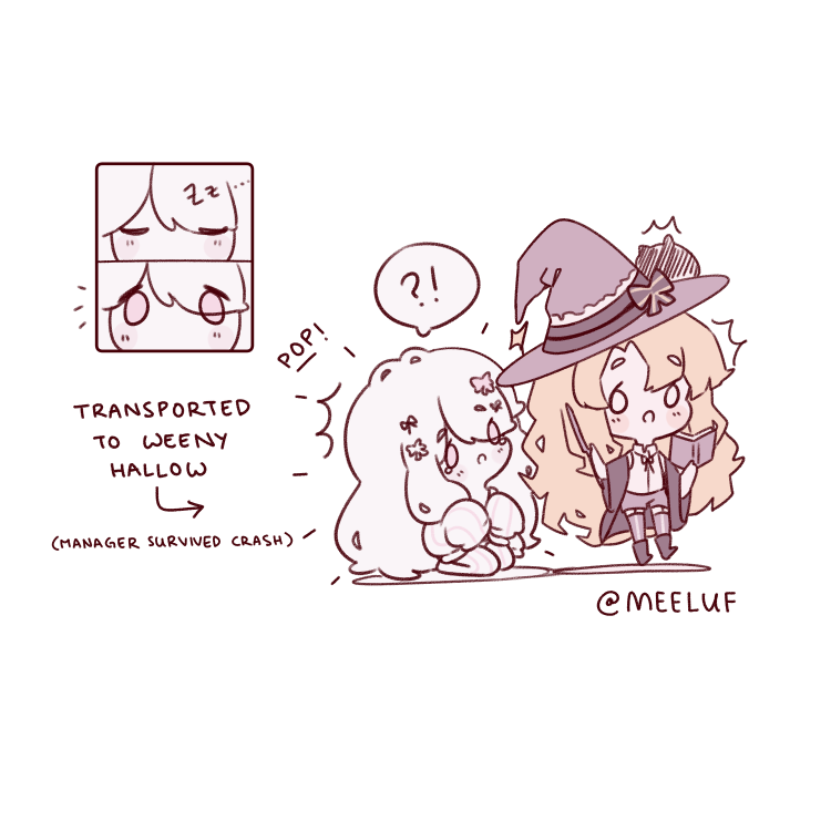 R's story! From lingerie model to ghost ~( ' - ' ~) ? 