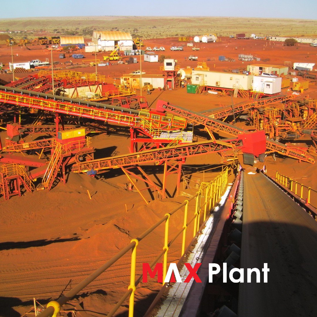 MAXPlantAu's tweet image. Modular MAX Plant set up Installed in 2010 in Newman, Western Australia.

#MAXPlant #modularplant #mining #conveyors