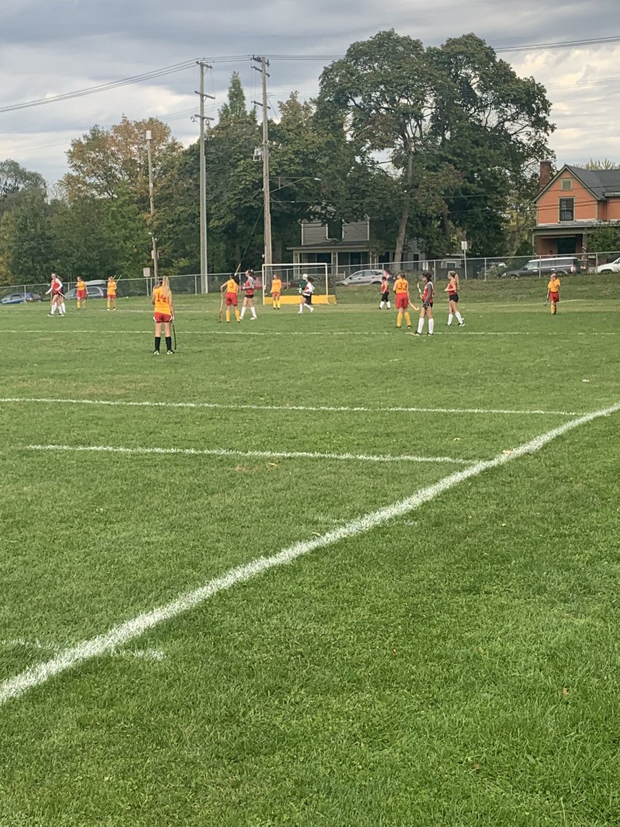 A beautiful afternoon for field hockey and soccer at Slauson!