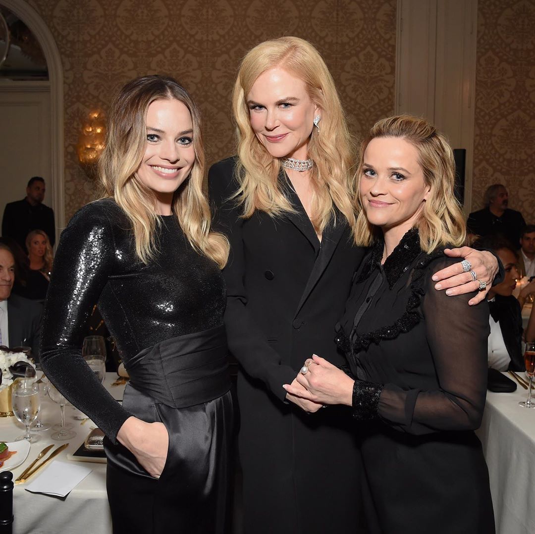 Nicole Kidman with Margot Robbie and Reese Witherspoon at ELLE's 26th Annual Women In Hollywood Celebration #WomenInHollywood