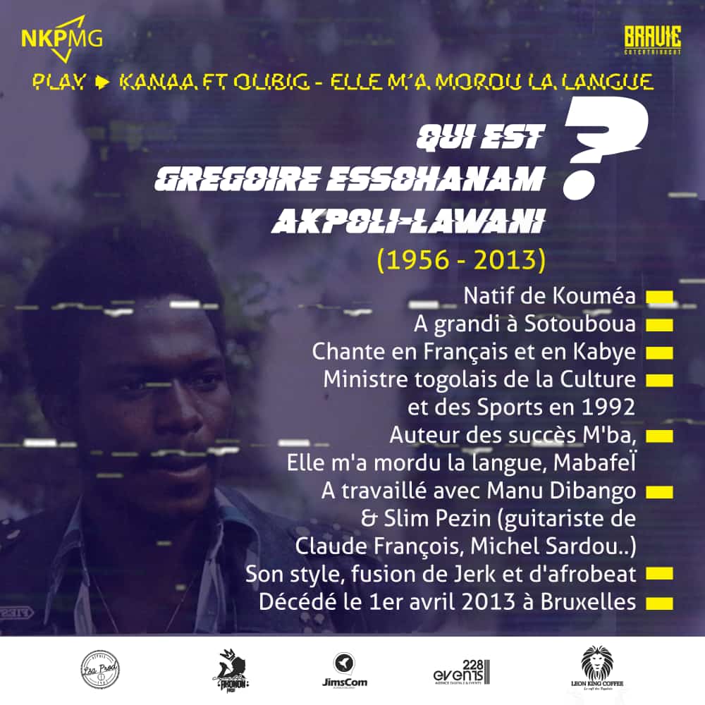228Events's tweet photo. Pour ceux | celles qui voulaient savoir qui était Grégoire Lawani ? Voici une petite réponse...
▶ KanAa ft Olibig - Elle m'a mordu la langue👇🏾
https://t.co/HYGNV3U7WP
#Kanaa #Olibig #GregoireLawani #Togo #228Events https://t.co/QCbYhXDopV