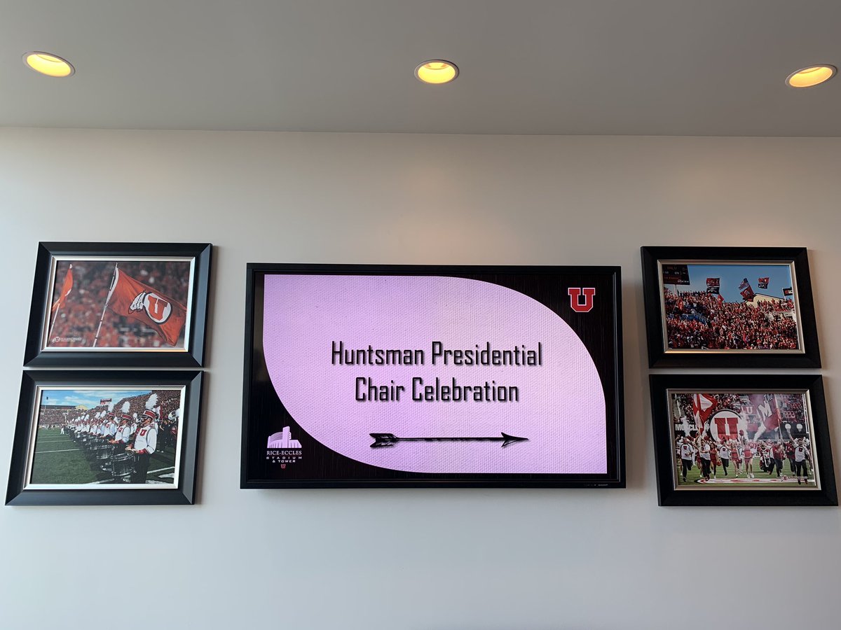 JasonSynaptic's tweet photo. Today I was honored to receive the Jon Huntsman Presidential Endowed Chair from @RuthVWatkins and @MikeGoodMD. Thanks to the Huntsman family for their generous gift to @UUtah @UofUHealth. Amazing to see such an investment in people! (And yes, I get to keep the actual chair!). https://t.co/T2dIVKH8Fo