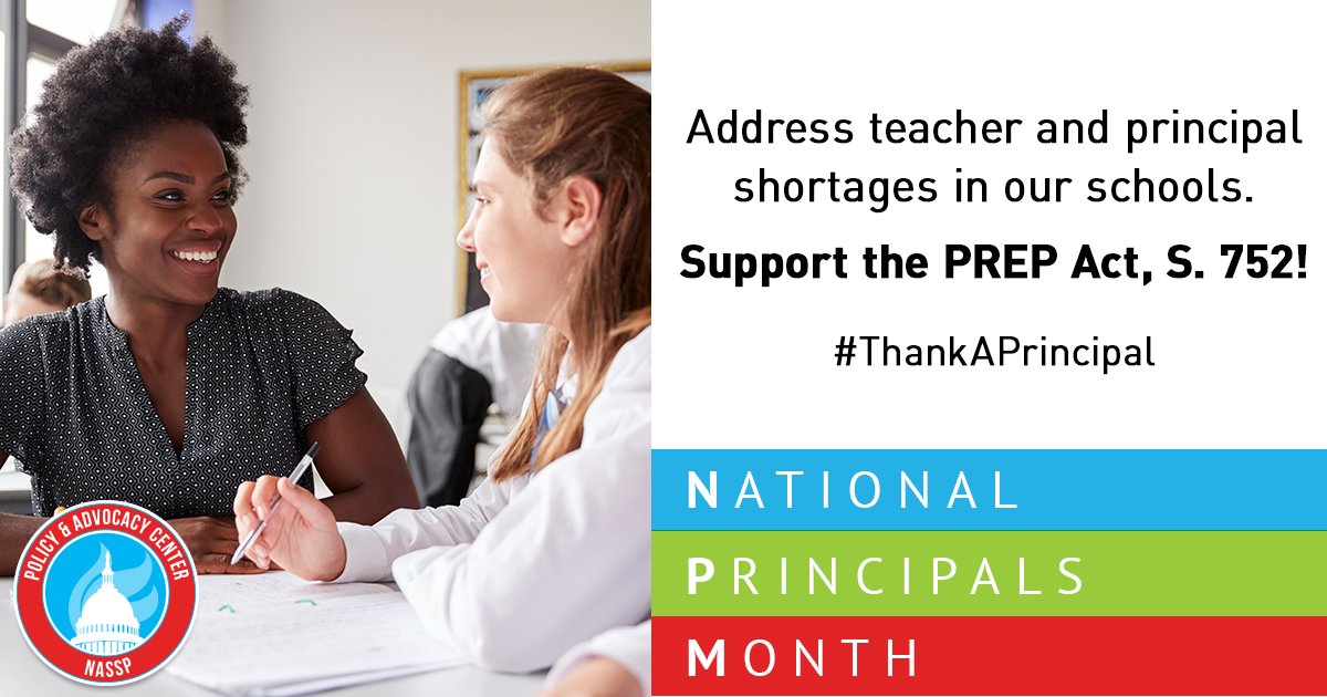 drbossburden's tweet photo. I just took action to support National Principals Month! Will you join us and tell Congress to support critical legislation to address nationwide teacher and principal shortages? https://t.co/XurvdAy3p3 #ThankAPrincipal https://t.co/rFDRnEXi8x
