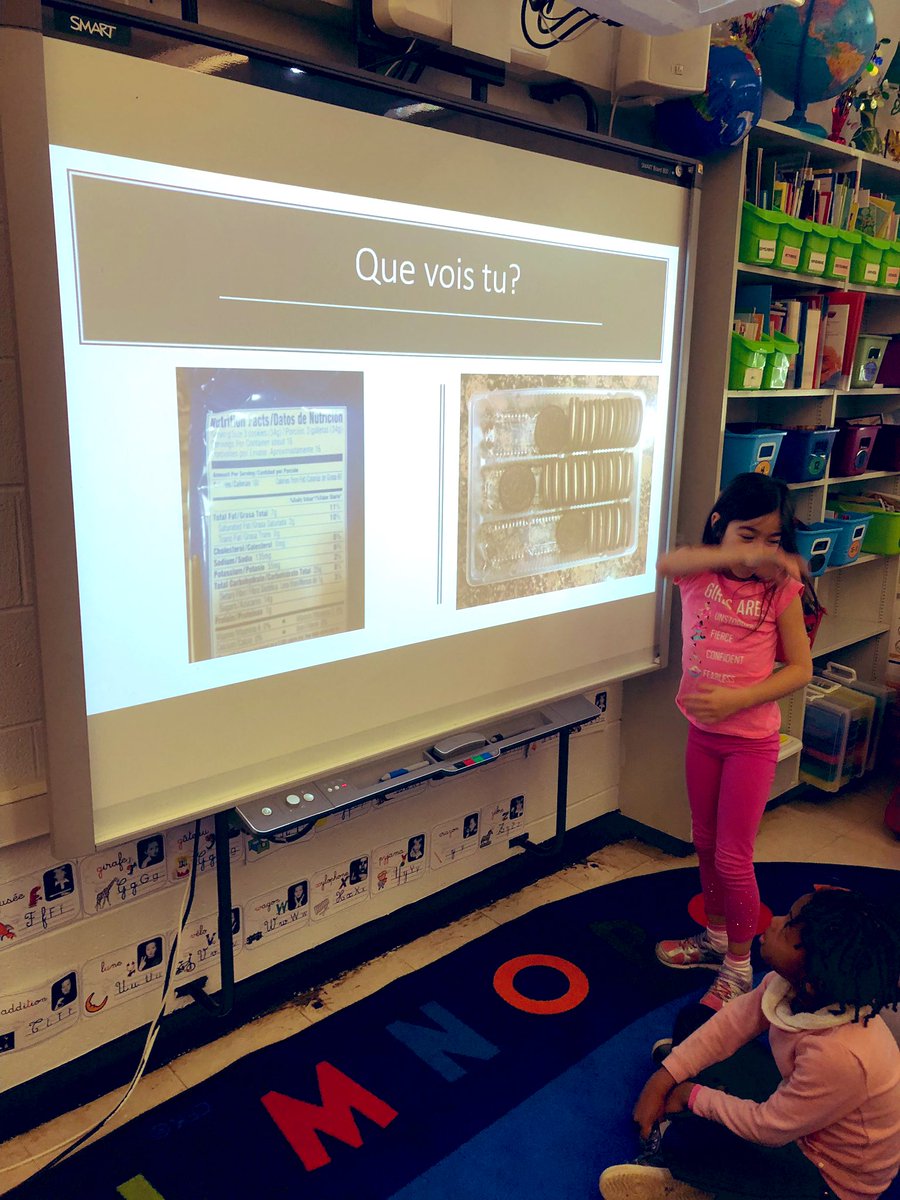 MadameFatimaK's tweet photo. Les #mathsen3temps pour développer la pensée critique et les maths versus la réalité. Une activité motivante et engageante à poursuivre au #niveaudouble #mathfun #primaire #threeactmath #oreo #monstre https://t.co/l1WHWlNeEa