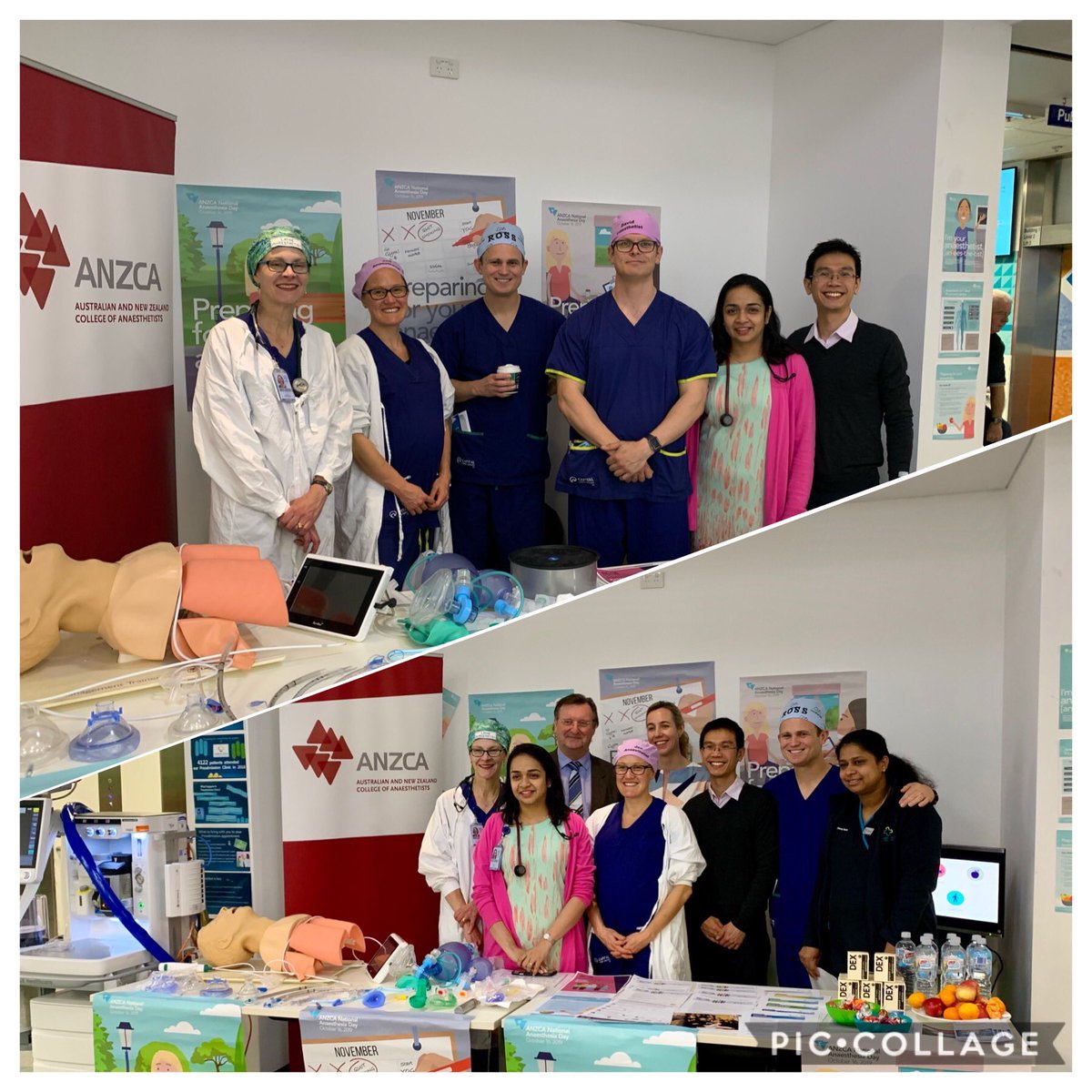 TCHAnaesthesia's tweet photo. @TCHAnaesthesia embracing the #GoNAD19 for #NAD19. How did you celebrate National Anaesthesia Day? @ANZCA @ASA_Australia @TheNZSA @ACTHealth https://t.co/vkSag65Xy9