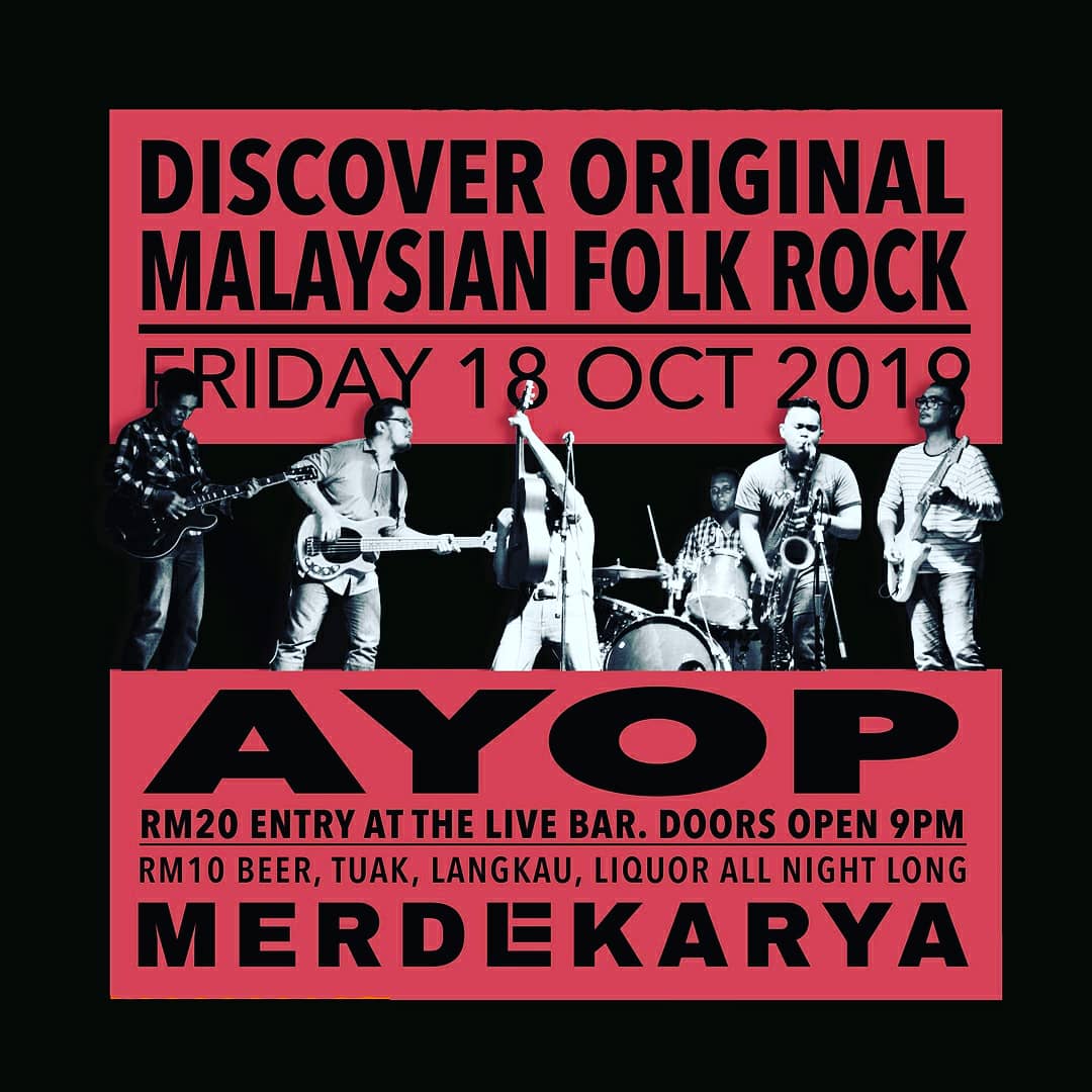 azmyl's tweet image. #AYOP #keepingitreal #PJ Friday 18 October @merdekarya! Jommm! 💪🏼🤟🏼🤟🏼 #AzmylYunorandOrkesPadu #Malaysianband #majmuk #trulymalaysian #folkrock @postagig @twt_gig @junklistMY @OhMYMuzik @Jenn_Thompson @JuiceMy