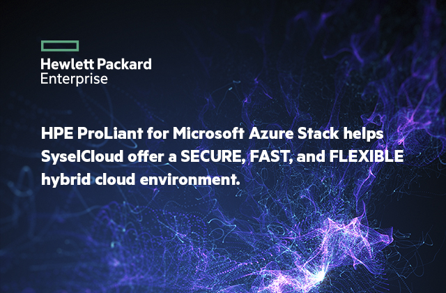 HPE_GreenLake's tweet photo. In this case study, you will learn how #HPEProLiant for #Microsoft #AzureStack and SyselCloud securely transition customers to the cloud. #HPEAzureStack #HPEMSFT #AzureStack #ITCaseStudy https://t.co/RDQMwtgQ0r https://t.co/WpEj5Am1lN