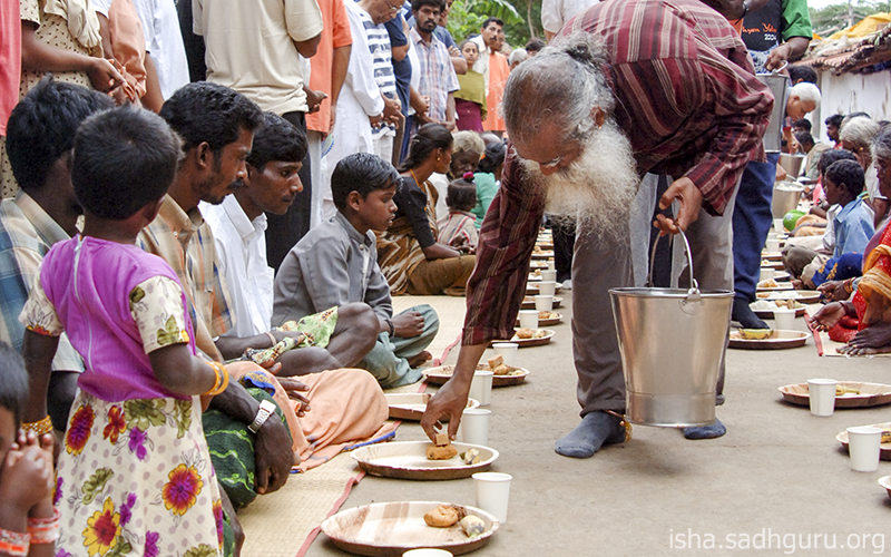 Too many people are hungry not because there is dearth of food. It is simply because there is dearth of love and care in human hearts. #SadhguruQuotes #WorldFoodDay #ZeroHunger